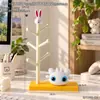 Almacenamiento en forma de árbol dos en uno soporte para teléfono adorno sala de estar caricatura Kirby jugador moderno decoración del hogar regalo