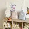 Mochila de Lunares con Dibujo de Gato, Nueva Versión Coreana 2026 para Estudiantes de Secundaria y Estilo Padre-Hijo, Mochila de Mujer al por Mayor