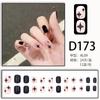 Use adesivos de unha removíveis de armadura, dance, nova dama de honra, diamante vermelho da internet, laço, lantejoulas, unhas postiças em atacado