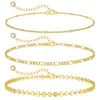 Aliexpress Corrente de Clipe de Papel da Moda Pulseira Simples de Contas Estilo Levemente Luxuoso Joia de Camadas para Mulheres Novo Estilo