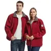 Elegante y funcional chaqueta de forro polar para exteriores para otoño e invierno, cálida y resistente al frío, nuevo diseño moderno, simple y versátil