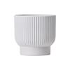 Melamina não-buraco pequeno vaso de flores simples material melamina suculenta vaso listrado cor de macaron combinando vaso de flor de tamanho pequeno