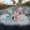 Decoraciones Creativas de Alta Gama Seleccionadas Cuidadosamente para el Interior del Coche con un Modelo de Diosa Ciervo Pequeño para el Tablero