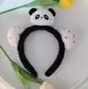 Nueva Diadema de Panda Linda y Súper Adorable, Pasador de Panda de Dibujos Animados 3D, Accesorio Floral para el Cabello