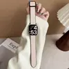Aplicável à Pulseira de Relógio Magnética com Padrão Cavalo Louco para Apple iWatch S1011 Capa de Couro Silicone 20/2
