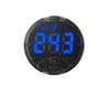Pantalla digital LED voltímetro DC circular DC7-120V voltímetro AC digital AC50-265V protección contra conexión inversa