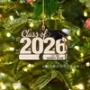 2026 Venta Caliente Transfronteriza Colgantes Decorativos de Madera Accesorios Temporada de Graduación Colgantes Creativos para Fiestas Manualidades