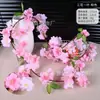 Simulación Ratán de Flor de Cerezo Colgante de Pared Ratán de Flor Artificial Conducto de Aire Acondicionado Interior Techo Decoración de Boda Planta de Vid de Plástico