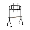 Soporte Móvil para TV Universal para Sala de Estar Dormitorio Sala de Conferencias Acero Inoxidable Simple Montaje de Pie para Piso 43-75 Pulgadas