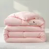 Colcha de fibra de proteína de casulo de bicho-da-seda Classe A para primavera e outono, colcha de ar condicionado, colcha espessa de inverno, colcha fresca de verão para dormitório de estudante, colcha para uso doméstico