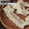 Renda de Borla de Linha de Algodão Damasco 2-6cm Brinquedos DIY Feitos à Mão Acessórios para Têxteis Domésticos de Gola e Punhos de Roupas