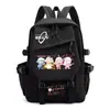 Mochila Anime Desenho Animado Bocchi the Rock, Pedra Solitária, para Meninas, Alunos do Ensino Fundamental e Médio, Bolsa de Ombro Duplo de Grande Capacidade