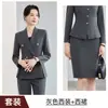 Conjunto de Terno Feminino Elegante de Outono/Inverno 2026, Slim Fit, de Botão Duplo, Blazer Preto Feminino e Calça