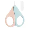 Tijeras para Uñas de Bebé Acero Inoxidable Cabeza Redonda Cortauñas para Bebé Especial para Recién Nacidos Tijeras de Seguridad Anti-pellizco Venta al por Mayor