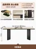 Lujo Ligero Minimalista Italiano Apartamento Pequeño Rectangular Hogar Estilo Retro Pizarra Combinación de Mesa y Sillas de Comedor Mesa de Comedor de Madera Maciza