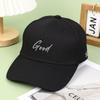 Chapéu de Verão Estilo Coreano Chapéu de Sol Bordado Masculino Chapéu Outdoor Chapéu de Viagem Protetor Solar Boné Feminino Moda Versátil Boné de Beisebol