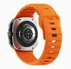 Para Samsung Galaxy Watch7 Ultra 47mm Pulseira com Fivela Onda Silicone Esporte Oficial de Pulso