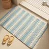 Alfombra de suelo absorbente de baño de moda, felpudo antideslizante para entrada de baño, alfombrilla de suelo de tierra de diatomeas para baño del hogar
