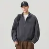 Jaqueta Jeans Masculina Anyang 2026 Outono/Inverno Nova, Jaqueta de Trabalho Vintage Retrô Americana Tendência Lavada