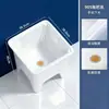 Fregadero de Cerámica para Fregar Suelos del Hogar, Fregadero para Fregar Suelos de Balcón, Cubeta para Fregar Suelos, Lavabo para Baño, Lavabo Pequeño Grande para Exteriores