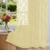 Cortinas Blancas Transparentes de Encaje de Venta Caliente Transfronteriza, Al Por Mayor para Comercio Exterior, Cortinas Blancas Transparentes con Ojales para Barra, Cortinas de Tela Terminadas