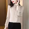 Camisas para Mujer, Camisas de Manga Larga Modernas y Elegantes, Nuevo Estilo Primavera y Otoño 2026, Tallas Grandes, que Cubren el Vientre, Tops Casuales Holgados