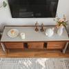Camino de Mesa Americano Retro de Lujo Ligero Transfronterizo para Mesa de Centro, Mueble de TV, Cubierta de Tela, Encaje, Camino de Mesa Largo Antideslizante Sencillo para Zapatero