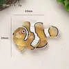 Accesorios de Resina DIY de Dibujos Animados, Pinzas para el Cabello de Criaturas Marinas Grandes, Fundas para Teléfono, Hebillas para Zapatos, Llaveros, Colgantes y Decoraciones