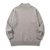 Suéter de cuello alto retro estilo japonés Rumeng, corte relajado, unisex, básico de otoño, capa interior de moda, top de punto casual