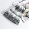 Sombrero de mujer, otoño e invierno, nueva moda coreana, gorro de punto, gorro de lana para exteriores, gorro de invierno rizado para hombre.