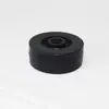 Ruedas de Transporte de Plástico Negro en Stock para Equipos Pesados, Ruedas Giratorias de Soporte Plano, Amortiguadores Moldeados Resistentes al Desgaste y con Capacidad de Carga