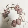 Huevos de Pascua de Plástico con Diseños Pintados, Huevos de Pascua Grises, Decoraciones de Huevos Colgantes con Atmósfera Festiva