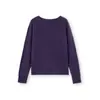 Loja Oficial Dan Nong de Xangai / Suéter de Pelúcia Fina Lã de Ovelha + Caxemira Camada Base Camisa Feminina Estilo Outono Inverno Interna