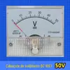 Cabeça de medidor de corrente de ponteiro mecânico DC 85C1 50 100 200 500MA 1A 2A 5A 10A