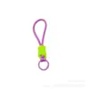 Cordão Colorido para Celular com Nó de Diamante Chaveiro Criativo para Bolsa Cordão Curto Paracord Dopamina Antiperda