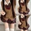 Uniforme Jk Popular Original Estilo Coreano Linda Camisa Femenina Cárdigan Tejido Falda de Media Tabla Estilo Preppy Verano