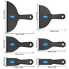 Espátula de venta caliente raspador de plástico raspador de papel tapiz raspador de plástico para pintura cuchillo para rellenar reparación de paredes herramienta de limpieza