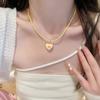 Collar de cuentas de color caramelo de dopamina, nuevo y dulce collar tejido para niña, joyería versátil de verano.