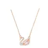 Versão Alta Colar Cisne Shijia Feminino Cisne Gradiente Preto e Branco Elementos Coração Batendo Corrente de Clavícula de Cristal Fabricante Lote