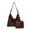 Bolso de Mano Tejido para Mujer 2026 Nuevo Estilo Trendy Estilo Ins Gran Capacidad Bolso de Hombro Único Versátil para Viajes