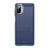 Adequado para Capa de Celular Samsung Galaxy A07 Capa Shell Totalmente Envolvente de Fibra de Carbono Escovada para Samsung Galaxy A07
