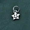 Plata de Ley S925 Incrustada con Zirconia de Colores Colgante de Corazón Accesorios de Color Dopamina Pulsera DIY Accesorios con Forma de Corazón