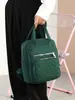 Mochila de Nylon 2026 Bolso de Mano Estilo Europeo y Americano para Mujer Mochila Cuadrada Pequeña Bordada Acolchada para Estudiantes Universitarias
