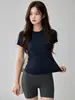 Conjunto de outfit de yoga de verano para mujer, shorts de manga corta de secado rápido, ropa deportiva de malla transpirable para fitness, conjunto de dos piezas para Pilates, correr y deportes