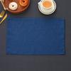 Origen y suministro: Mantel individual de tela de poliéster impermeable y repelente al agua del mismo estilo de Amazon, tapete aislante del calor, tapete rectangular de color sólido para picnic