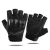 Guantes Protectores de Ciclismo para Adultos, Medio Dedo, Resistentes al Desgaste, Transpirables, Antiescaras para Deportes de Motocicleta