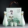 Paquete de 0.5 kg Set de Botellas de Vino de Cerámica Xiangyun Botellas de Vino Decorativas de Cerámica Adornos de Cerámica Arreglo Floral Cristalería