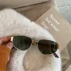 Óculos de Sol de Alta Qualidade com Armação de Metal Estilo Retrô de Hong Kong para Homens com Formato Côncavo Moderno Elegante Óculos de Sol para Fotografia de Rua Disco