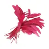 Plumas de Cola de Pollo de Colores Desprendibles Plumas de Pollo Adornos Hechos a Mano para Manualidades Plumas Duras Flotantes Desprendibles Decoración para Sombreros Vestidos Accesorios de Manualidades