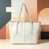 Nueva Bolsa para Mujer 2025 Bolso de Hombro de Gran Capacidad Bolso Tote de Moda para Viajes de Negocios Bolso de Mano de Cuero Genuino Bolso Retro